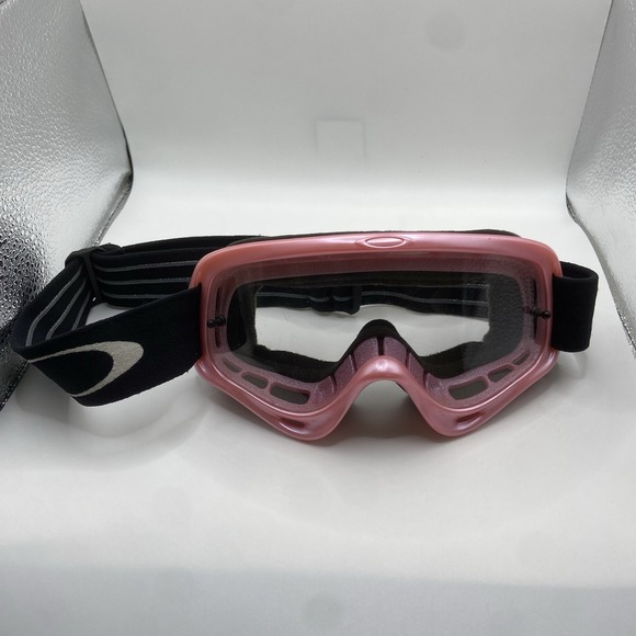 OAKLEY XS O-FRAME MX YOUTH GOGGLES PINK  W/ CLEAR LENS OO7030-31 703031 - Picture 1 of 5